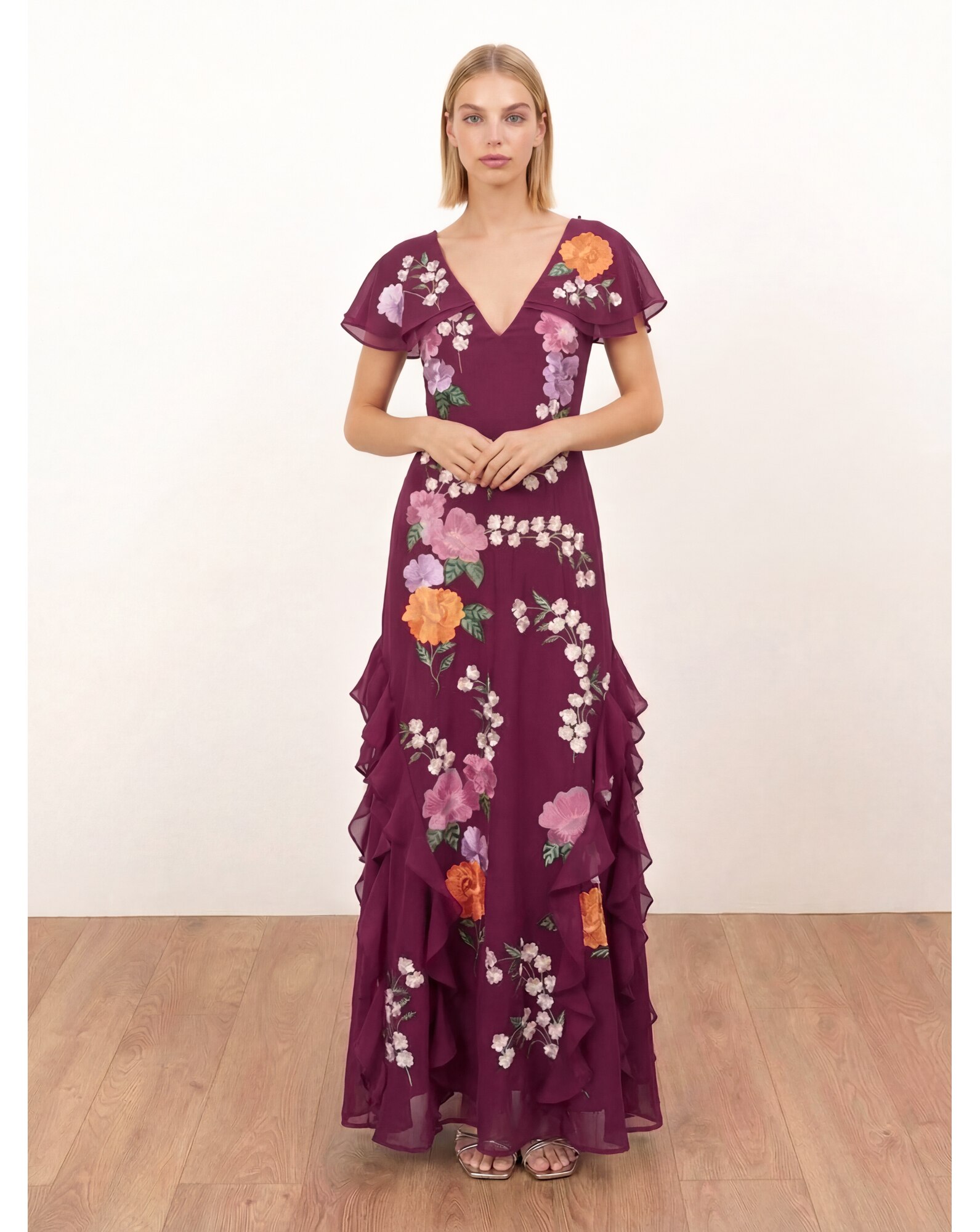 New In - Maya Deluxe Embroidered Dress