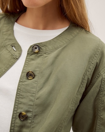 Monsoon Colette Linen Blend Jacket