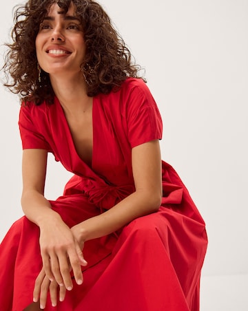 Monsoon Riviera Pleated Midi Dress