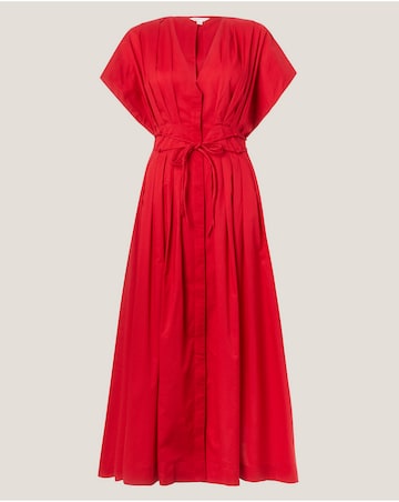Monsoon Riviera Pleated Midi Dress