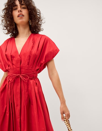 Monsoon Riviera Pleated Midi Dress