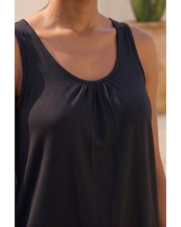 Roman Plain V-Neck Stretch Jersey Top