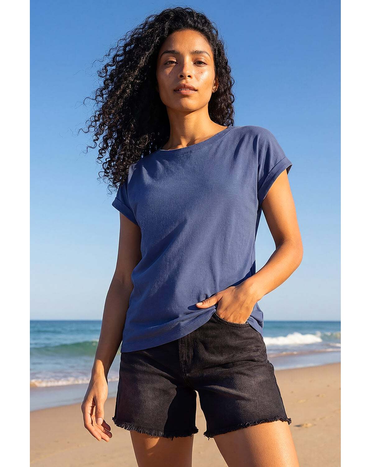 New In - Roman Stretch Cotton Jersey T-Shirt