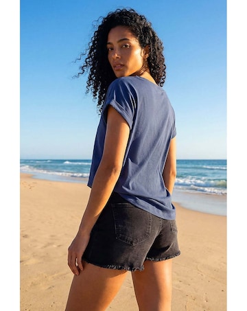 Roman Stretch Cotton Jersey T-Shirt