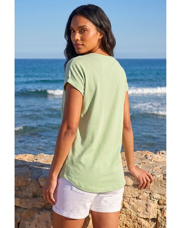 Roman Stretch Cotton Jersey T-Shirt