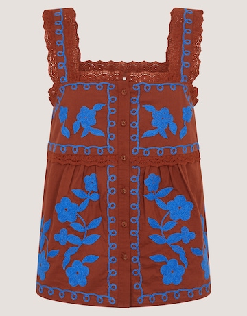 Monsoon Madison Broderie Lace Top