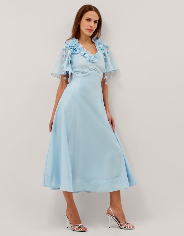 Monsoon Clarissa Floral Midi Dress