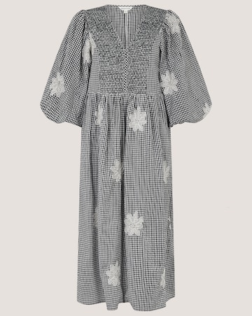 Monsoon Mimi Puff Sleeve Midi Dress