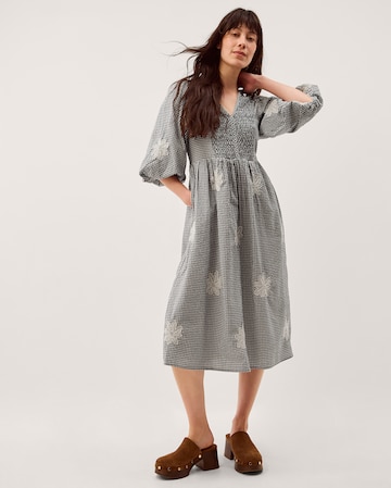 Monsoon Mimi Puff Sleeve Midi Dress