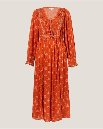 Monsoon Amaya Floral Print Midi Dress