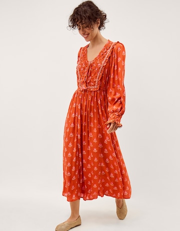 Monsoon Amaya Floral Print Midi Dress
