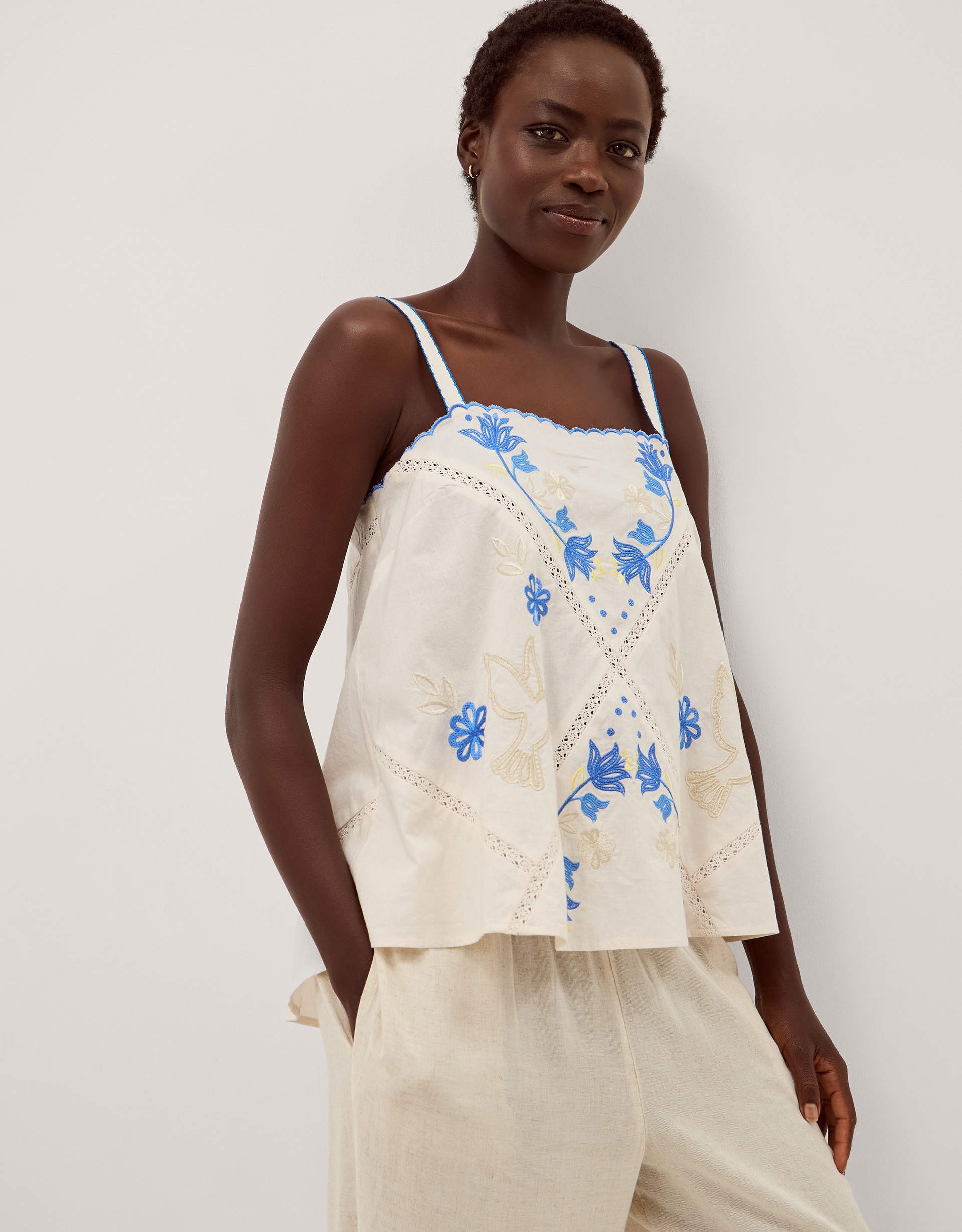 New In - Monsoon Sophie Sleeveless Top
