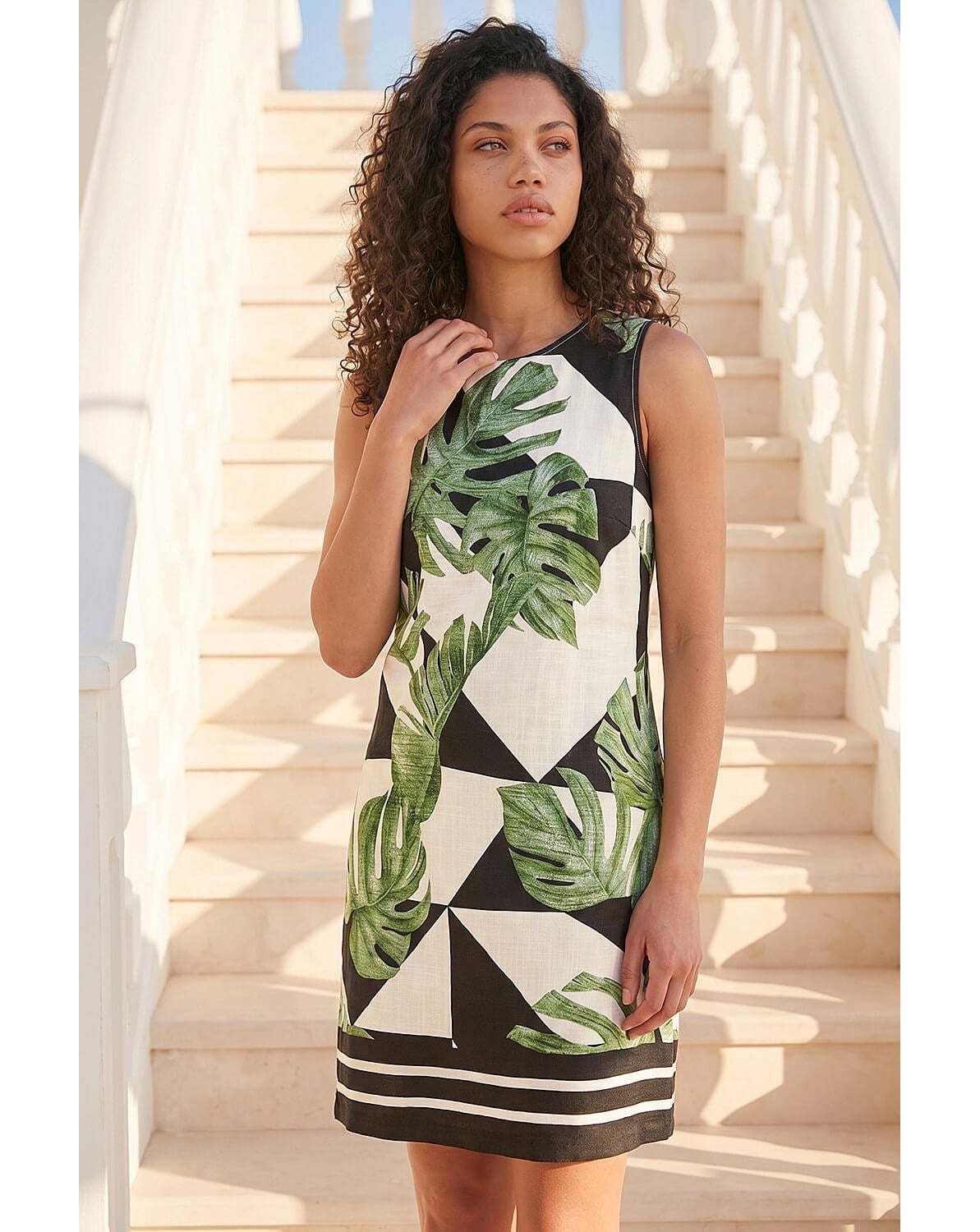 New In - Roman Petite Sleeveless Shift Dress