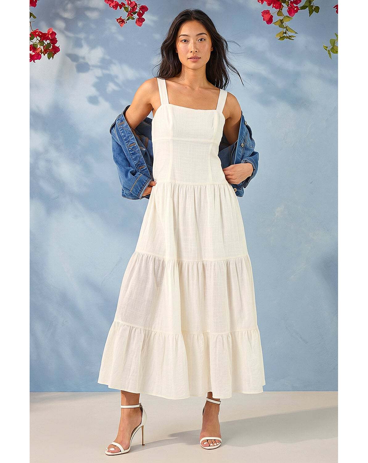 Roman Petite Seam Detail Midi Dress
