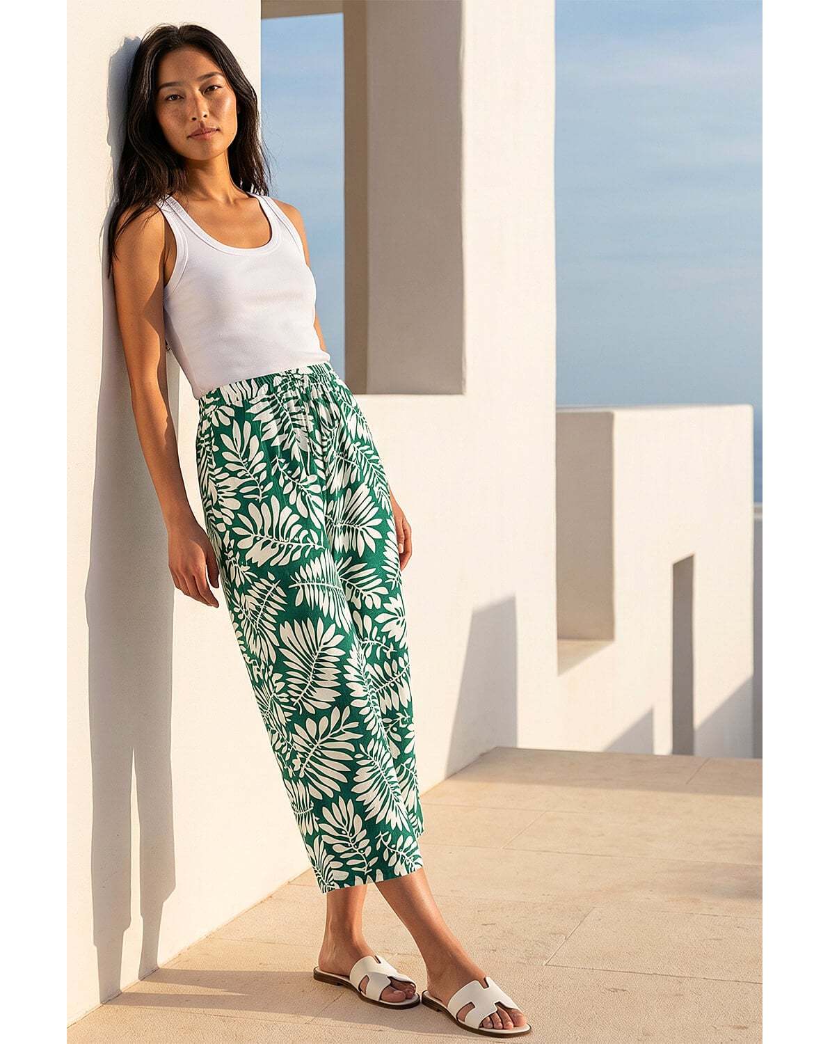 Roman Petite Cropped Trousers