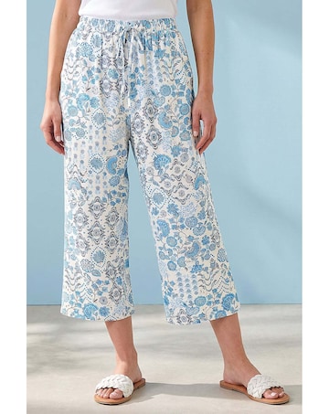 Roman Petite Printed Cropped Trousers