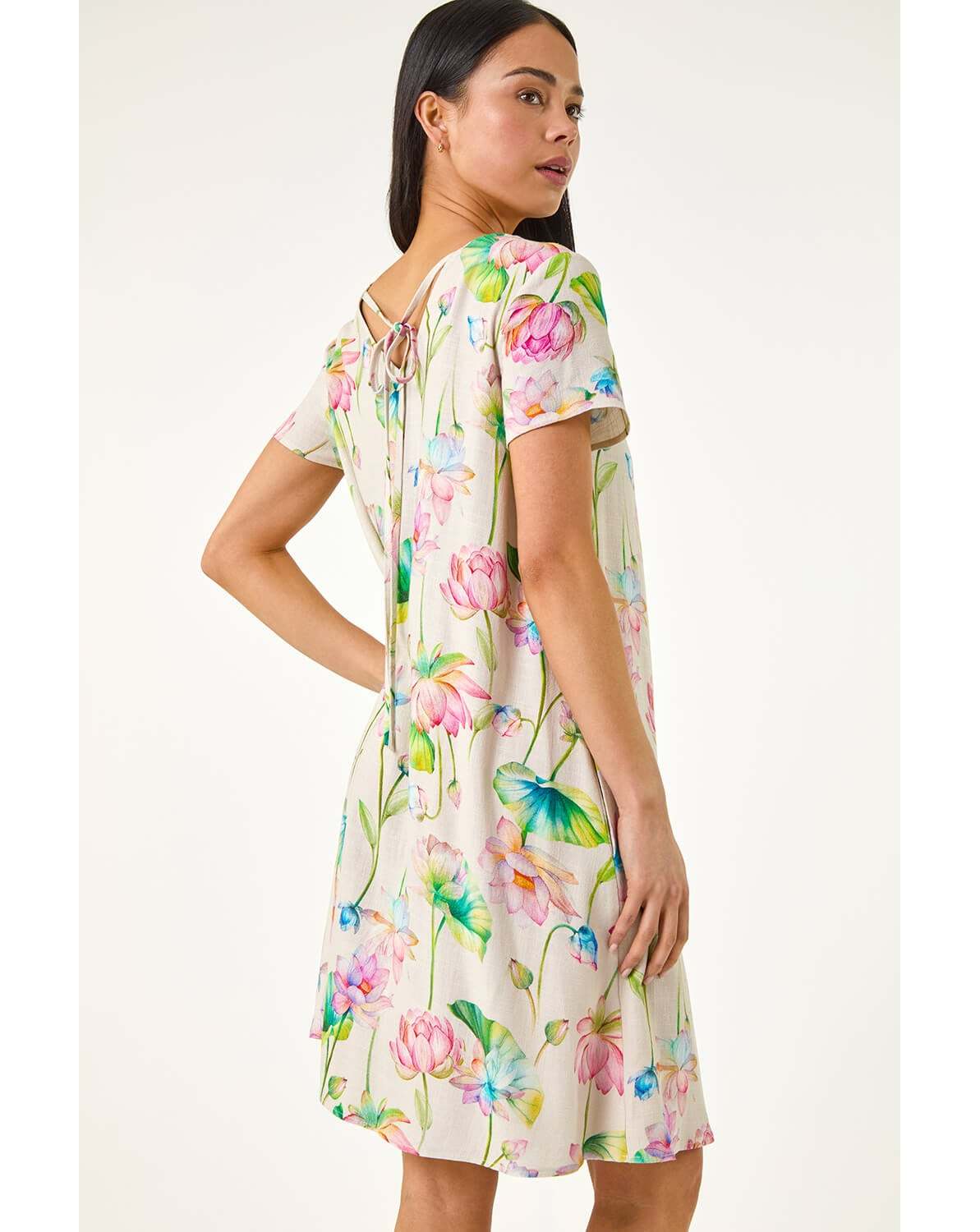 New In - Roman Petite Floral Swing Dress