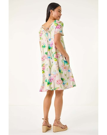 Roman Petite Floral Swing Dress