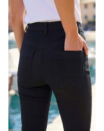 Roman Petite Denim Elastic Waist Jegging