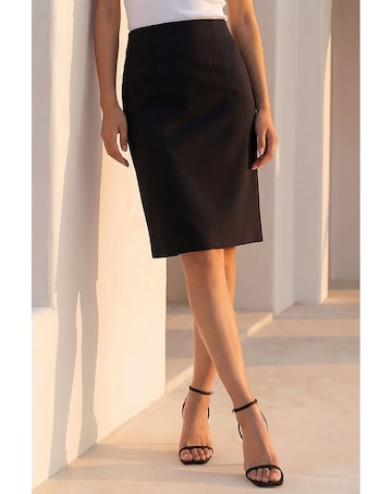 Roman Petite Stretch Pencil Skirt