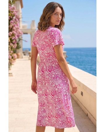 Roman Petite Floral Pocket Midi Dress