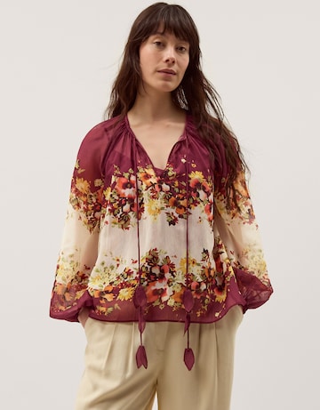 Monsoon Parrie Balloon Sleeve Blouse