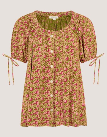 Monsoon Harlowe Print Jersey Top