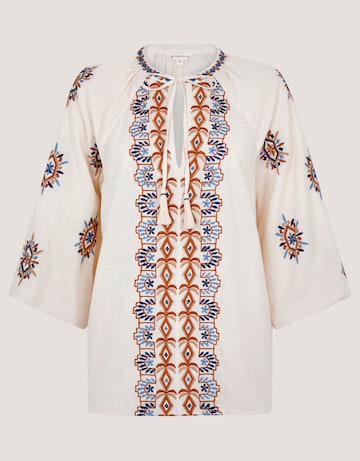 Monsoon Zoey Embroidered Tunic Top