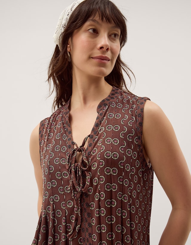 Monsoon Magdalena Geometric Jersey Top