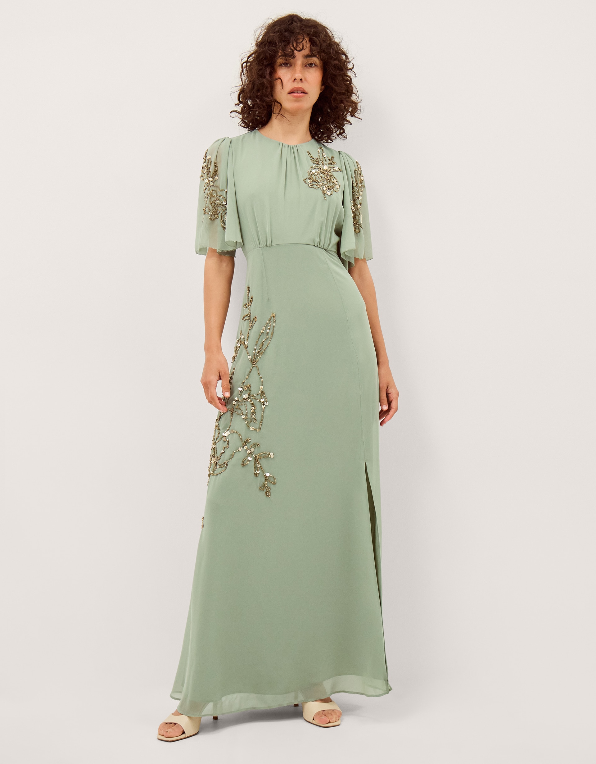 New In - Monsoon Skyler Embellished Maxi Dress