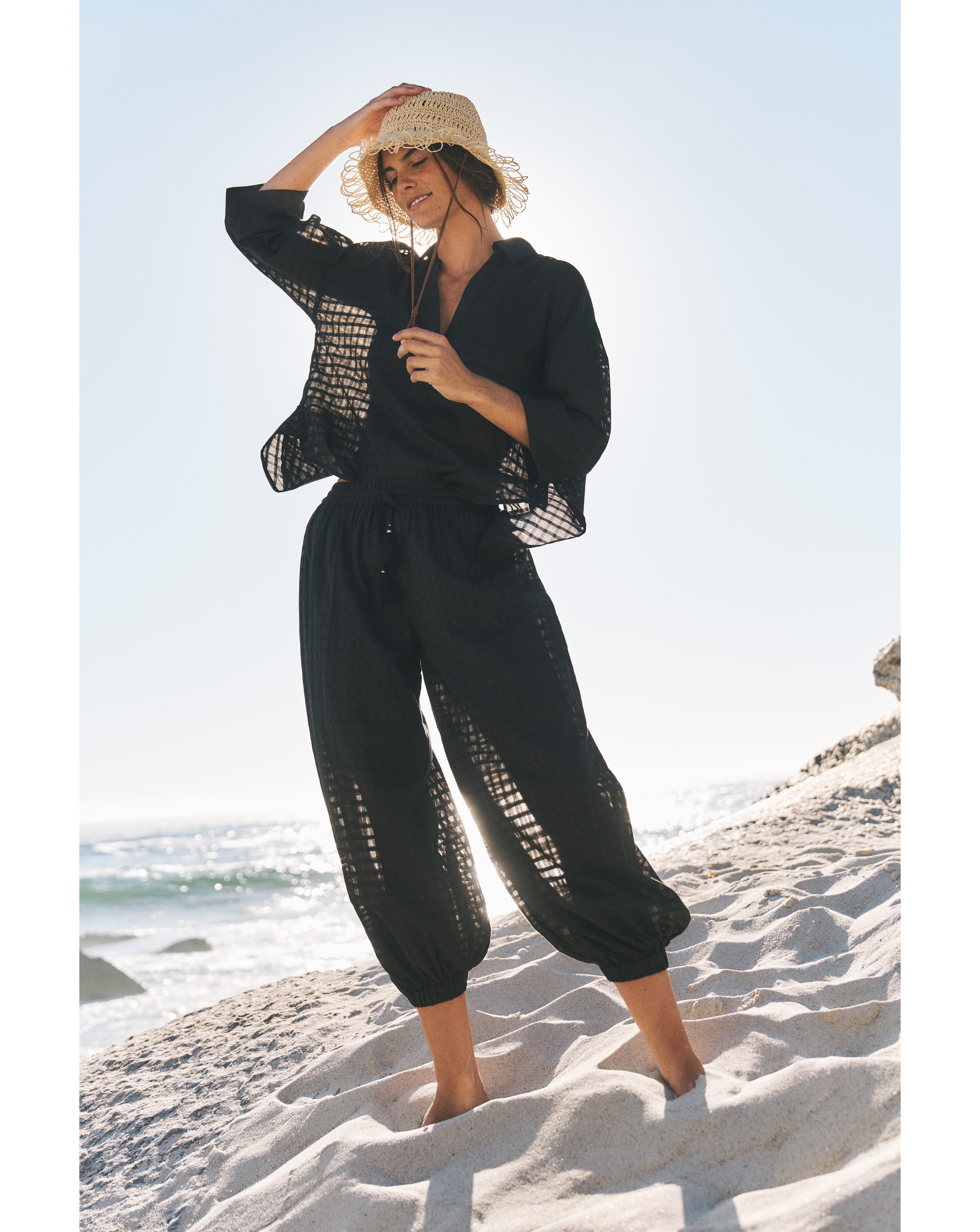 New In - Monsoon Nora Cotton Balloon Trousers