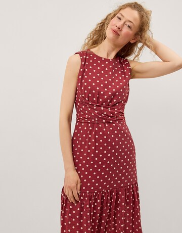 Monsoon Claire Polka Dot Midi Dress