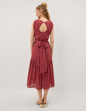 Monsoon Claire Polka Dot Midi Dress
