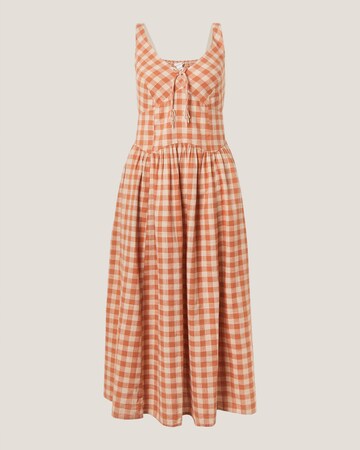 Monsoon Hattie Gingham Midi Dress