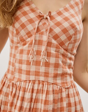 Monsoon Hattie Gingham Midi Dress