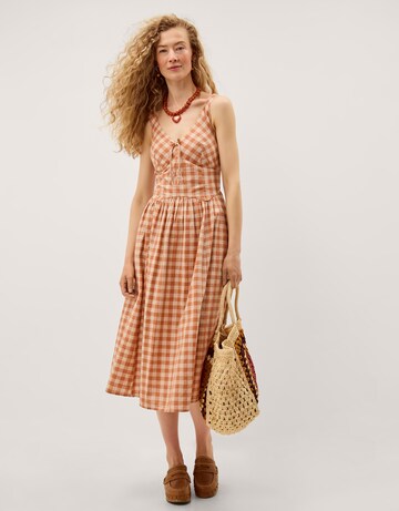 Monsoon Hattie Gingham Midi Dress
