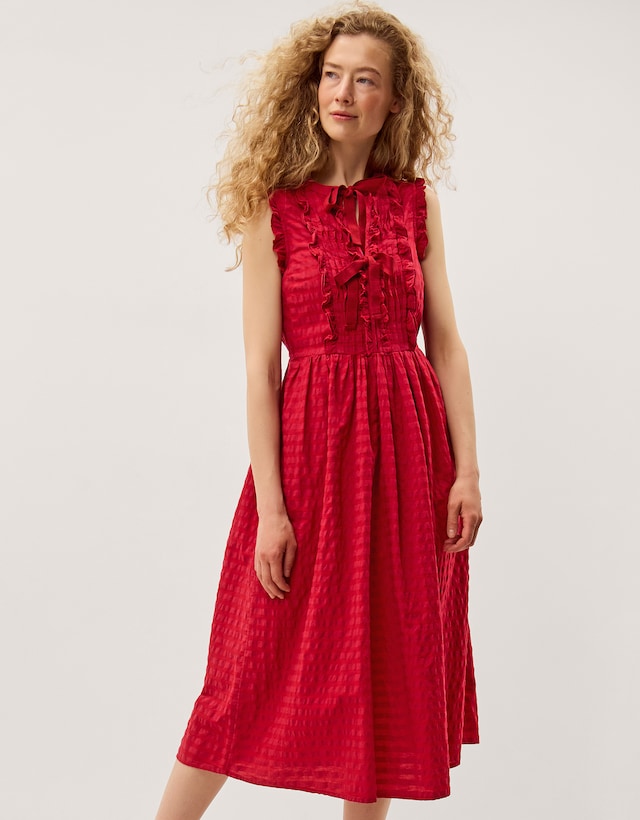 Monsoon Bea Gingham Midi Dress
