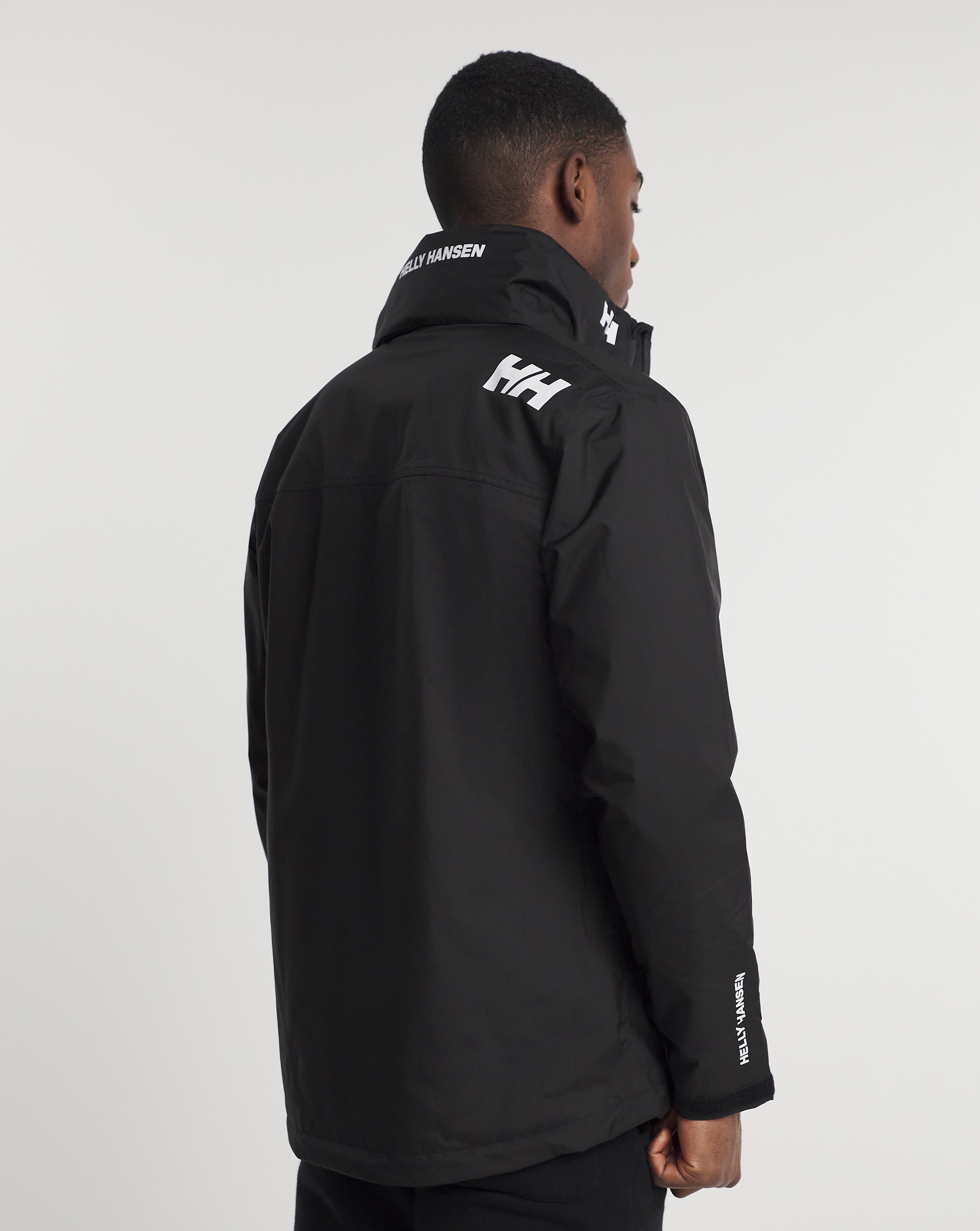helly hansen black maritime jacket