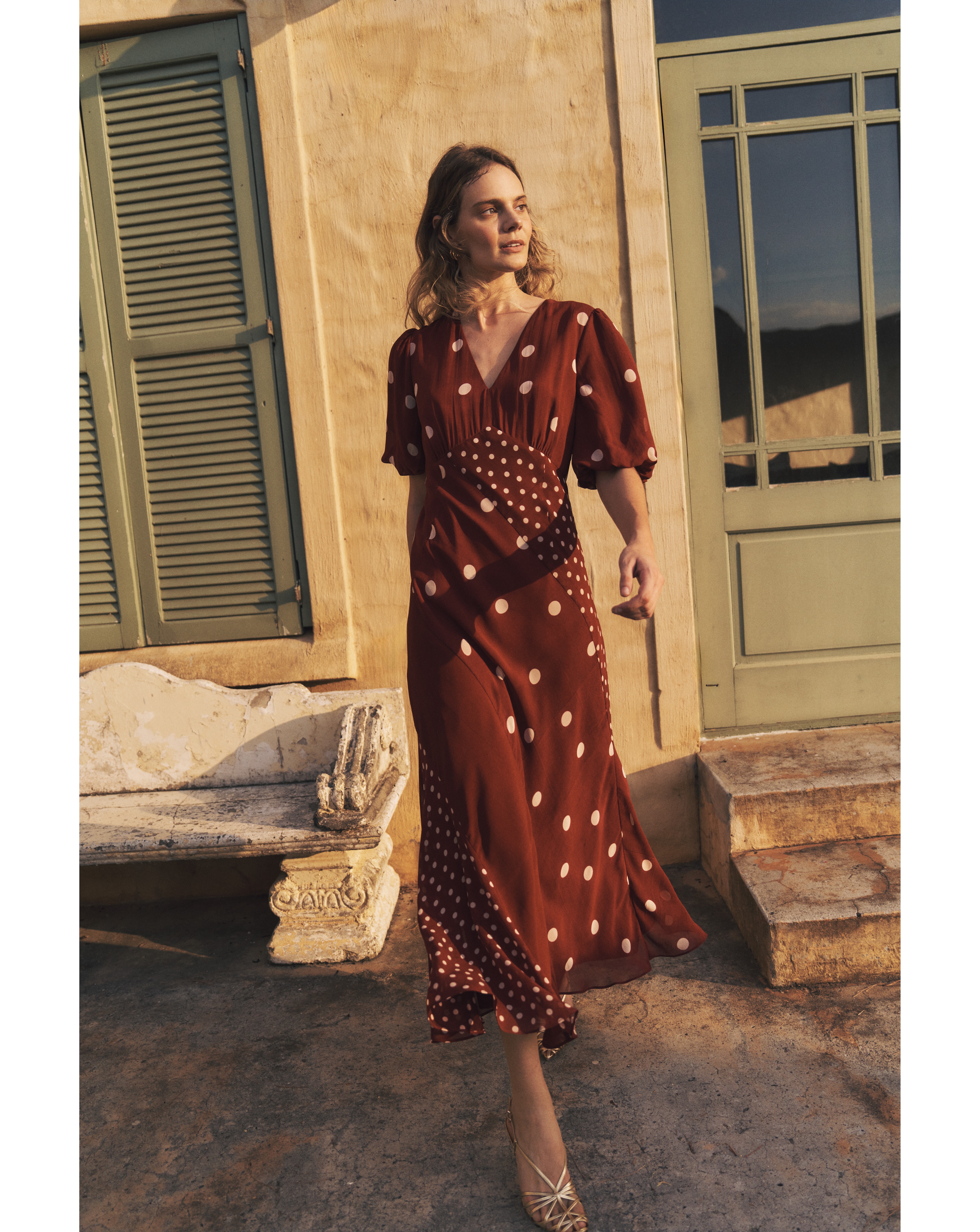 New In - Monsoon Amaya Polka Dot Maxi Dress