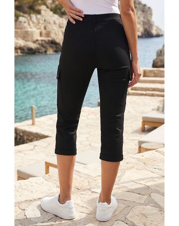 Roman Cropped Cargo Stretch Trouser