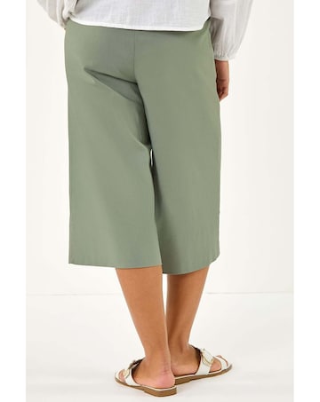 Roman Wide Hem Cropped Trouser