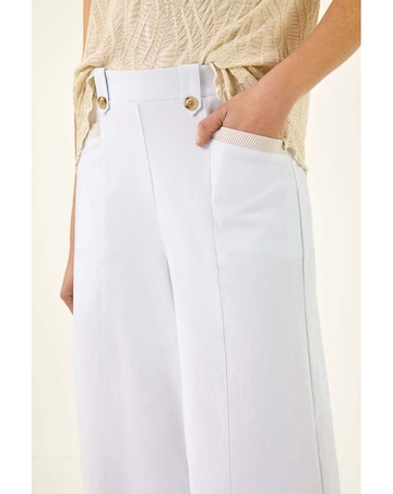 Roman Wide Hem Cropped Trouser