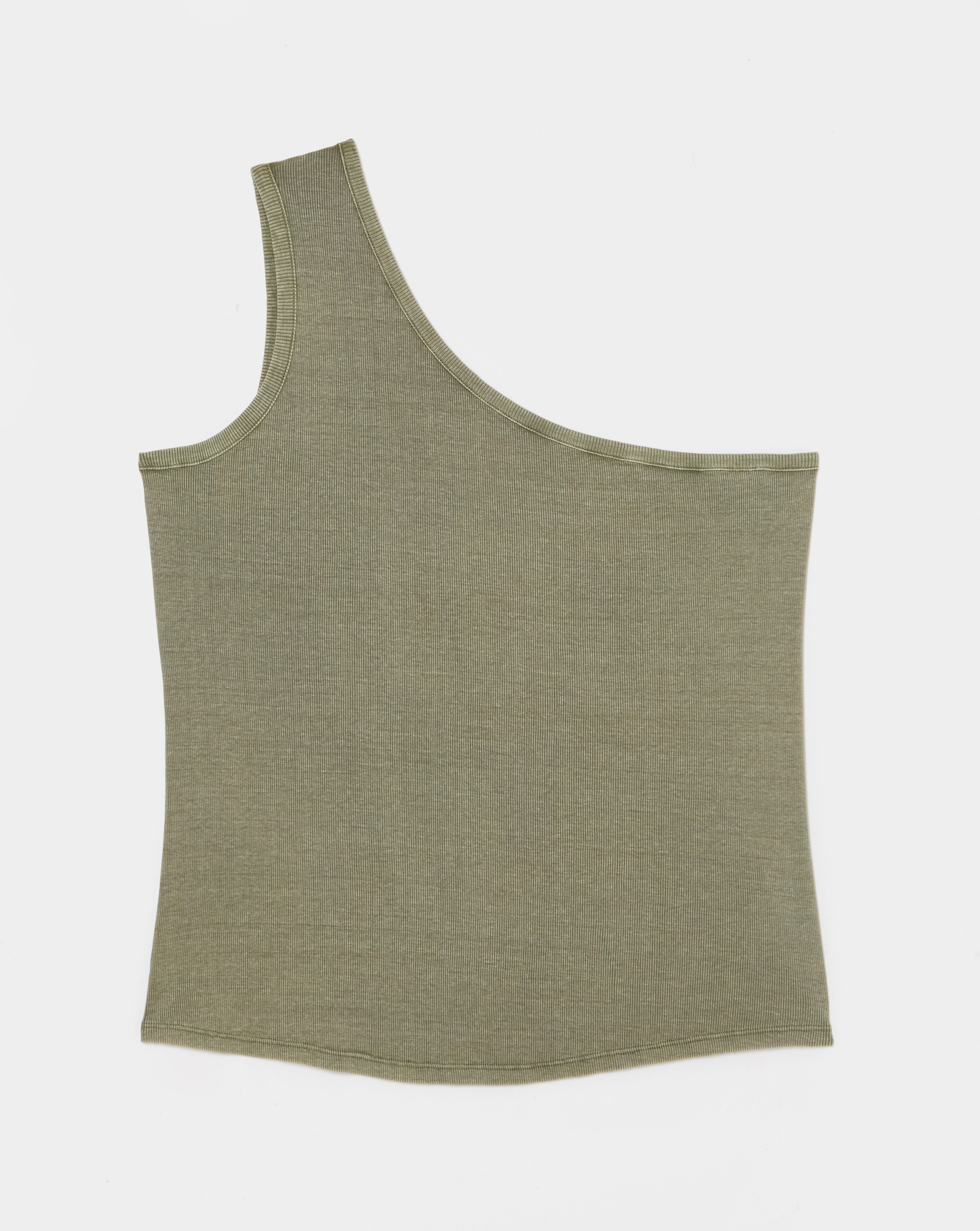 Simply Be One Shoulder Rib Top