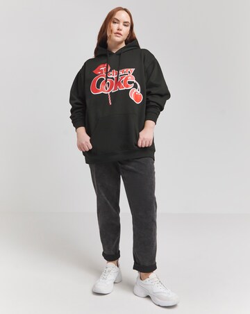 Simply Be Black Cherry Coke License Hoodie