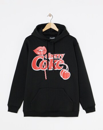 Simply Be Black Cherry Coke License Hoodie