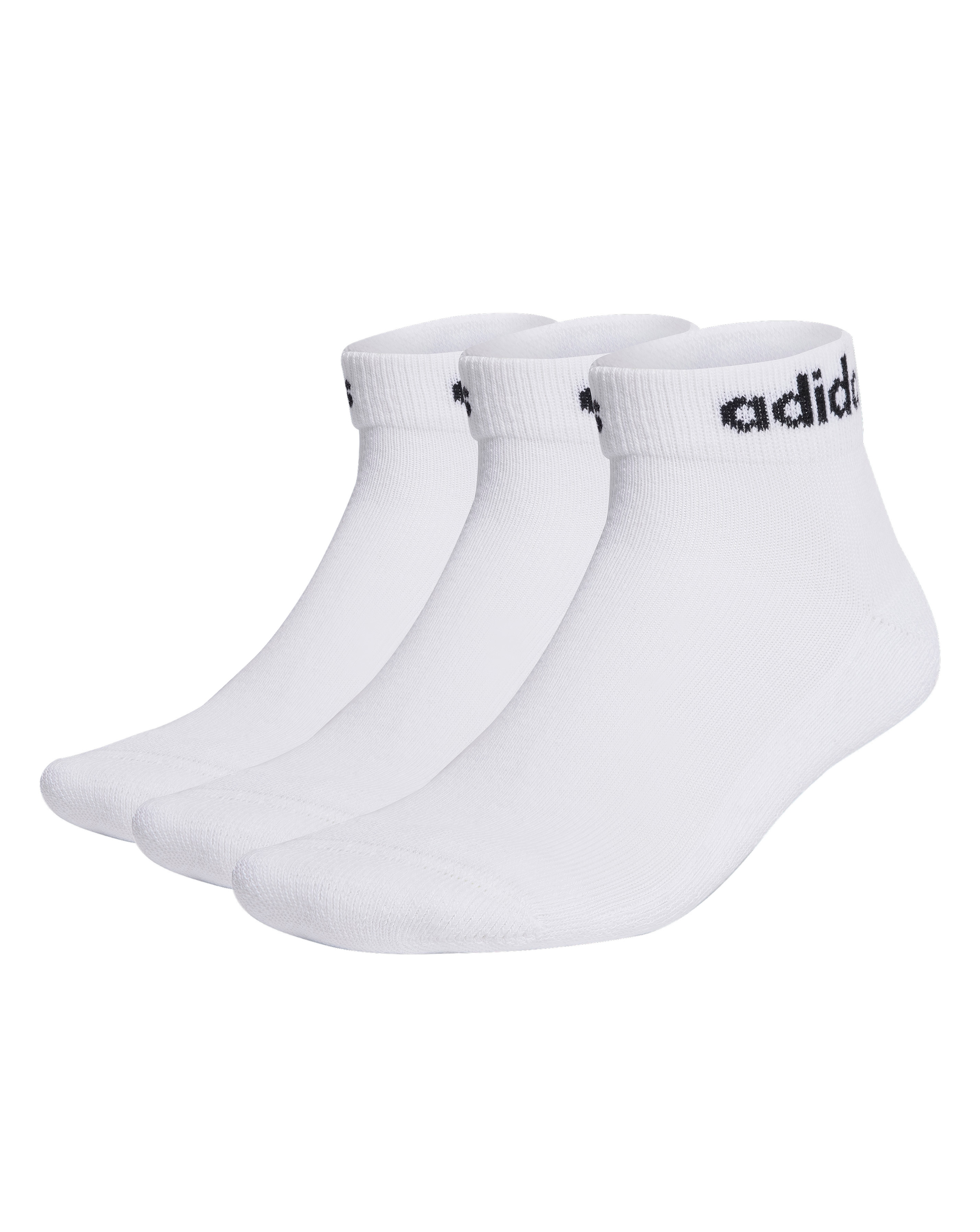 adidas Linear Logo 3 Pack Ankle Socks