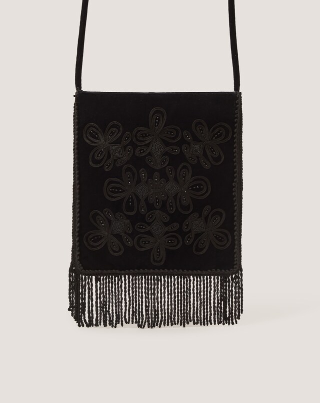 Monsoon Dori Fringe Crossbody Bag