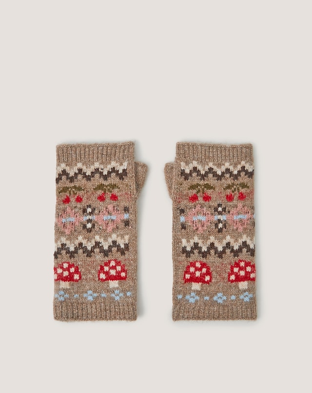 Monsoon Mia Mushroom Wrist Warmers
