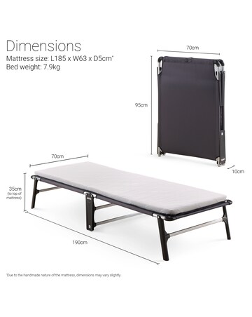 Jay-Be Compact Folding Bed with Mattress
