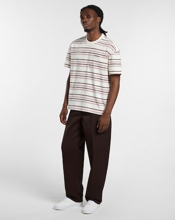 Dickies Short Sleeve East Liberty Stripe T-Shirt - Ecru